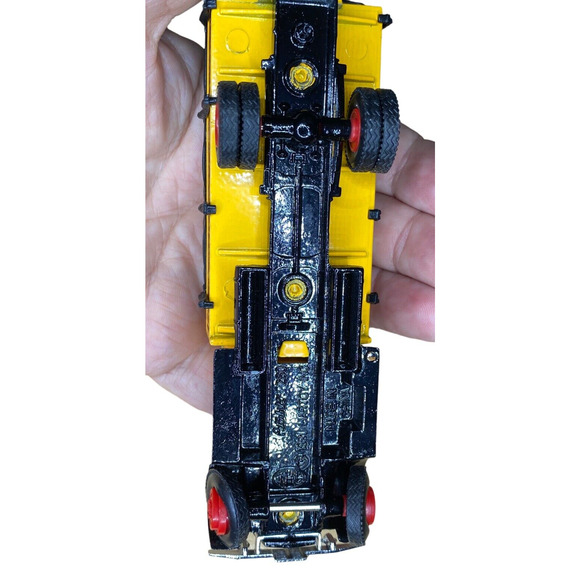 Vintage 1991 AHL Hartoy Coca-Cola Peterbilt 260 Yellow 1:64 w/Cover No Box-Mint - Picture 8 of 9